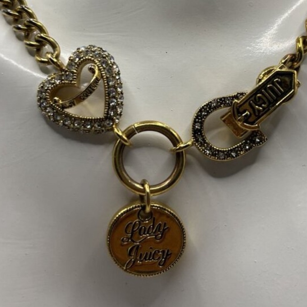 Juicy Couture Gold Heart Necklace